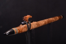 Myrtle Burl Native American Flute, Minor, Mid G-4, #G2I